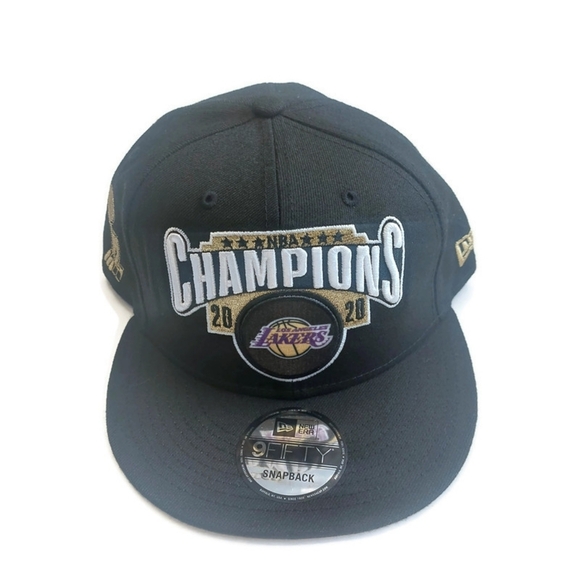9Fifty New Era 2020 NBA Champions Los Angeles Lakers Snapback Hat Cap - Picture 1 of 7